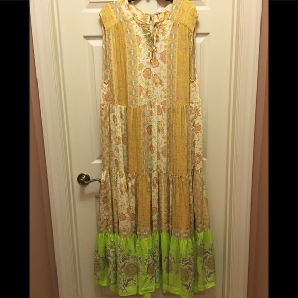 Free People Hanalei Bay Lace-up Midi Dress - Picture 7 of 13